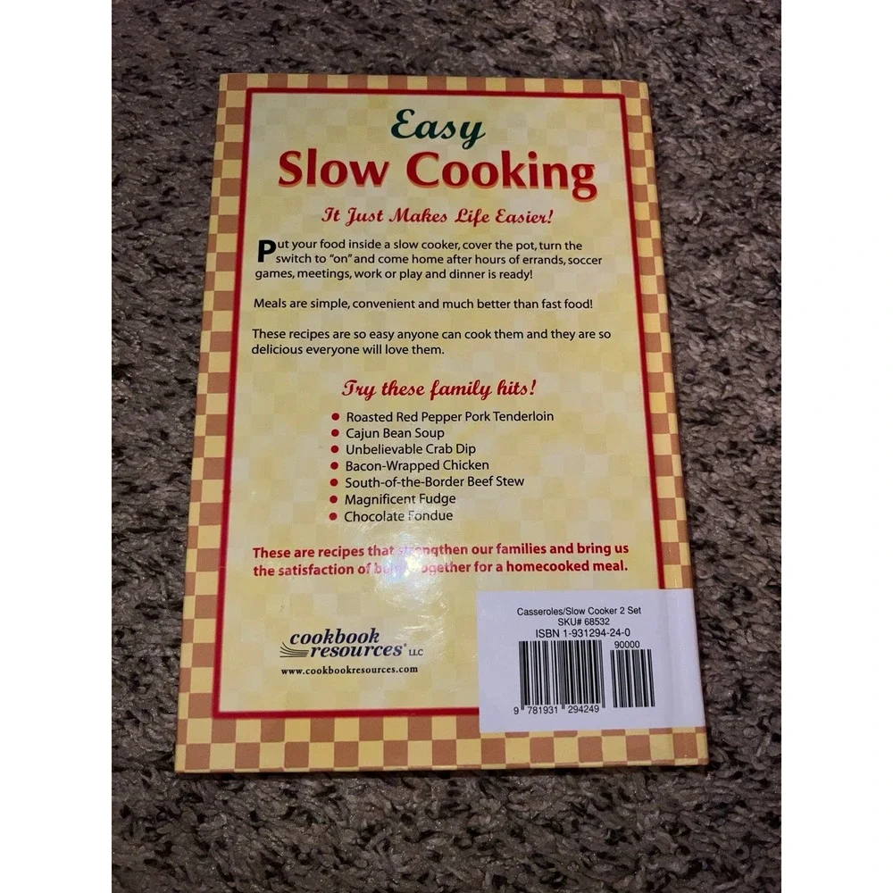 Barbara C Jones Slow Cooker/ Casseroles to‎ the rescue cookbook bundle